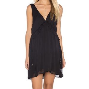 Free People Black Sleeveless Mini Dress Size Extra Small/ Preowned Excellent
